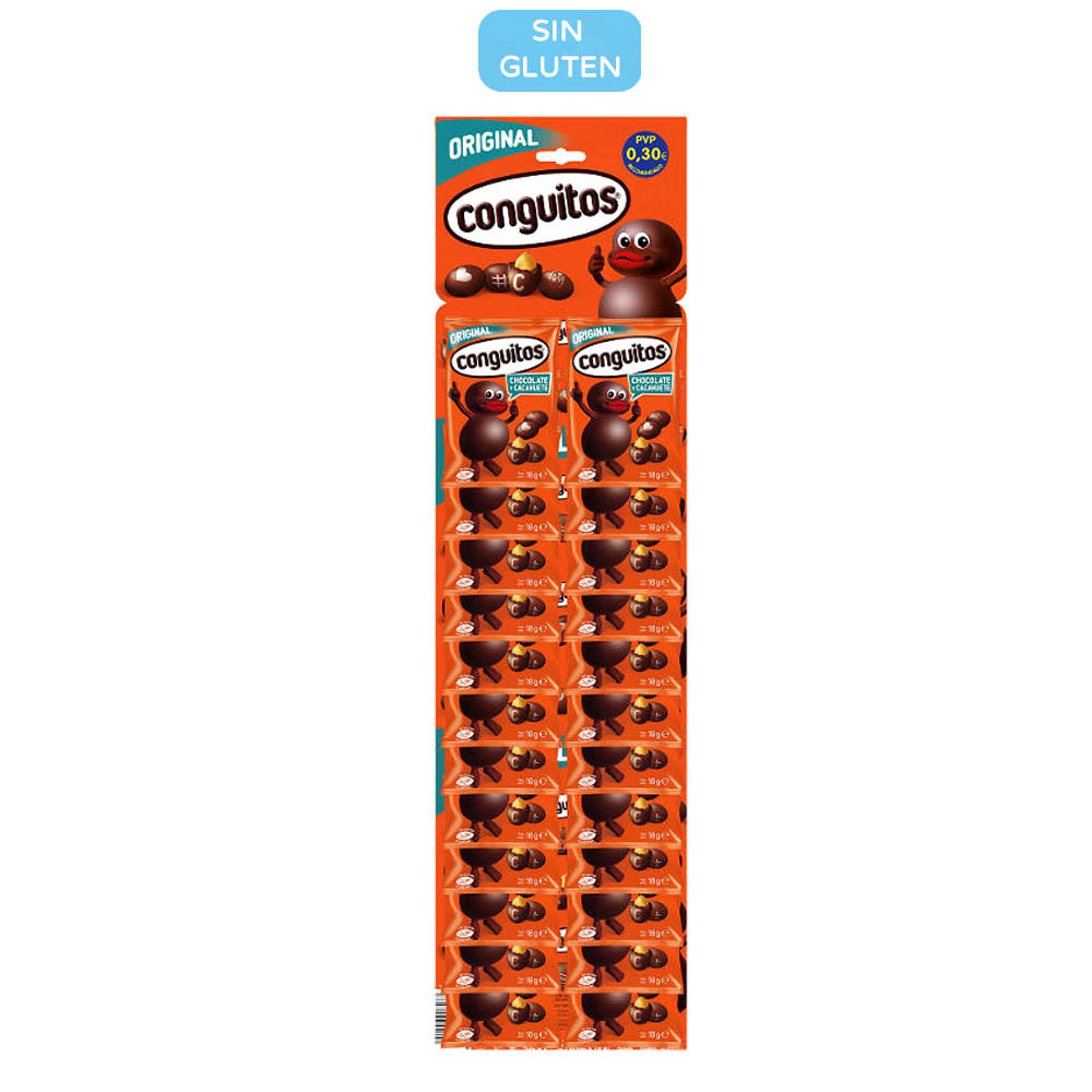 EXP. CONGUITOS CHOCO 24UD. 18GR.