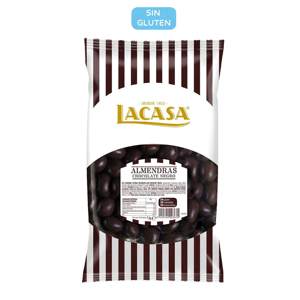 ALMENDRAS CHOCOLATE NEGRO KG.