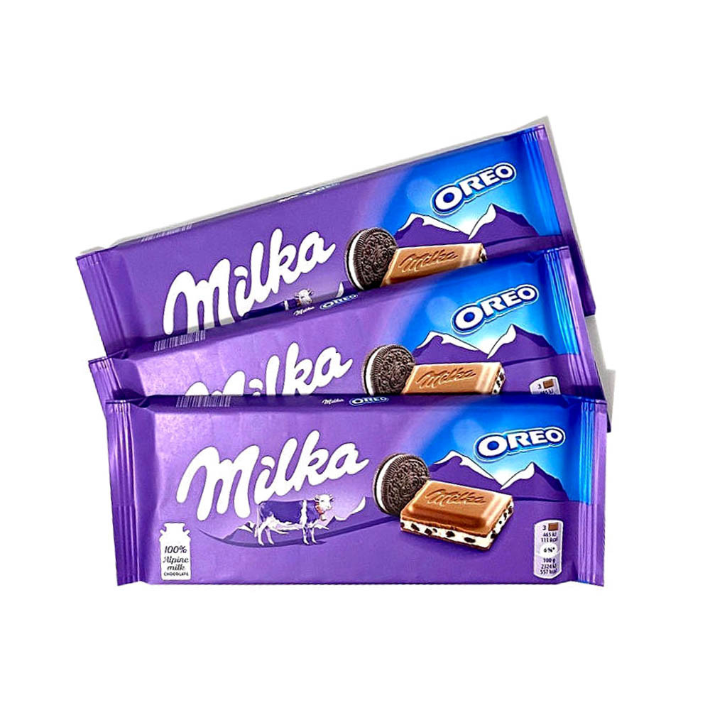 PACK 3 TABLETAS MILKA OREO 100GR.