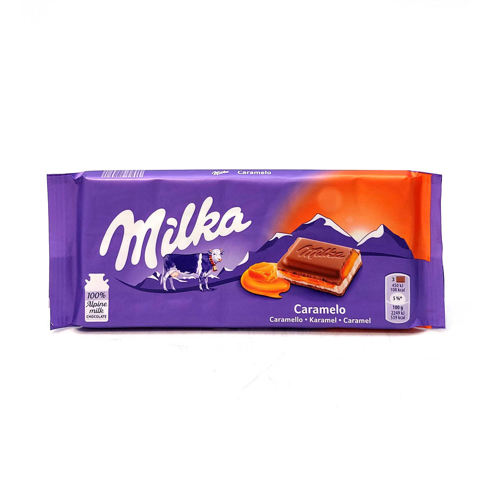 PACK 3 TABLETAS MILKA CARAMELO 100GR.