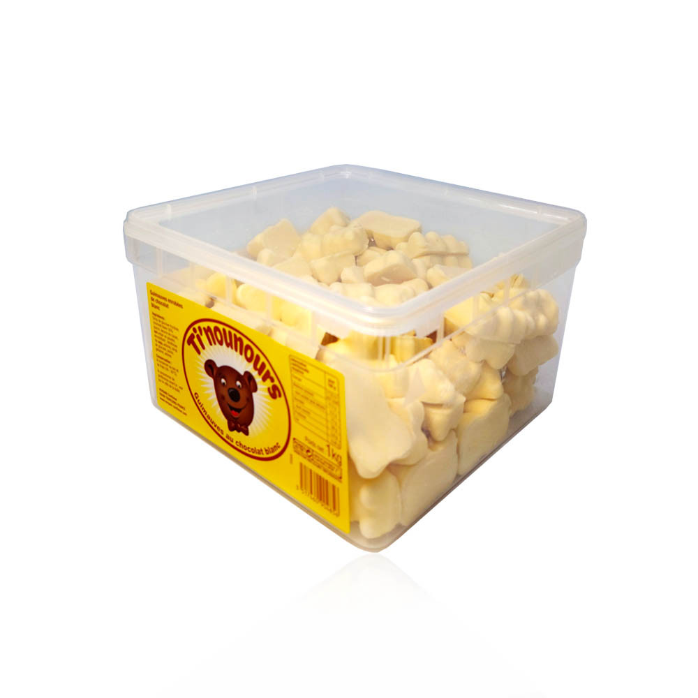 OSOS MASMELOS CHOCOLATE BLANCO 100UD.
