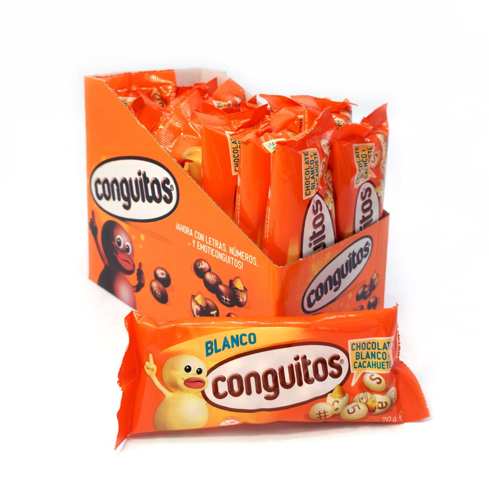 CONGUITOS BLANCOS 70GR. 18UD.