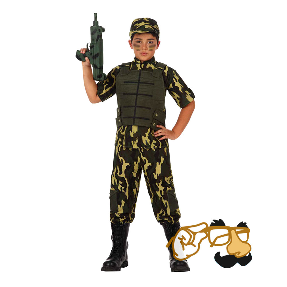 DISFRAZ MILITAR 2-4 AÑOS